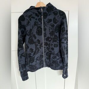 Floral Black Women's Jacket